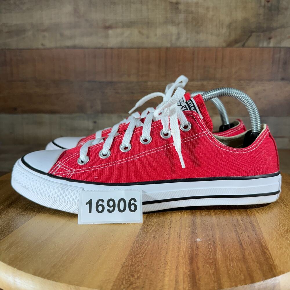 Converse Red and White Athletic Shoes